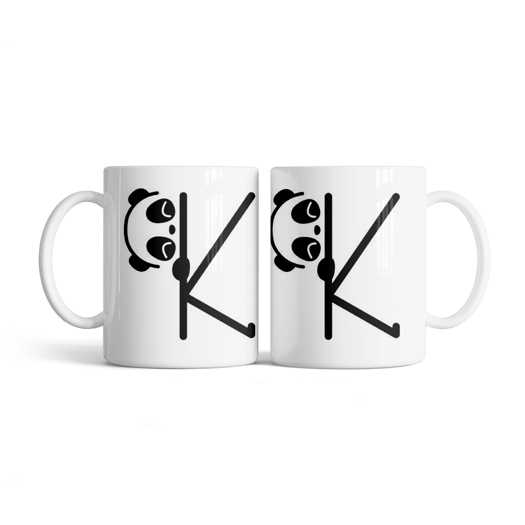 shakhes ماگ پاندا و حرف k کد M88 - Image 1