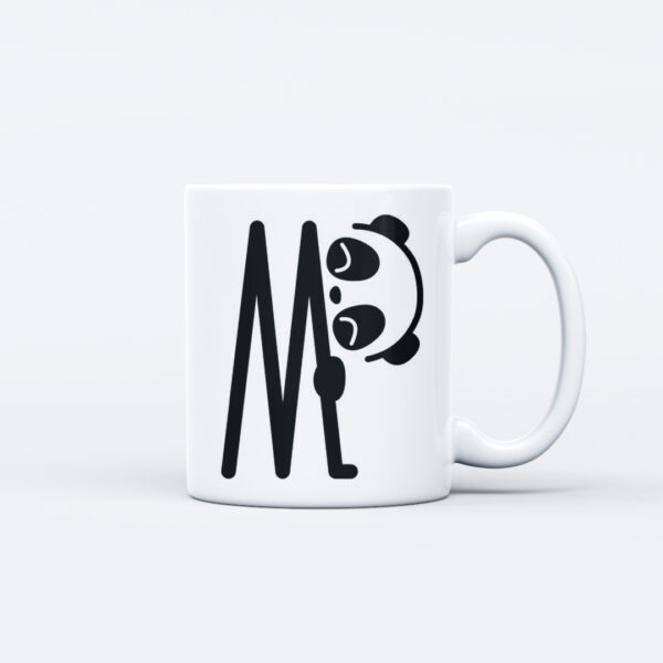 ماگ پاندا حرف M کد M80 - Image 2