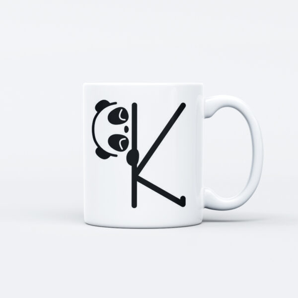 ماگ پاندا و حرف k کد M88 - Image 2