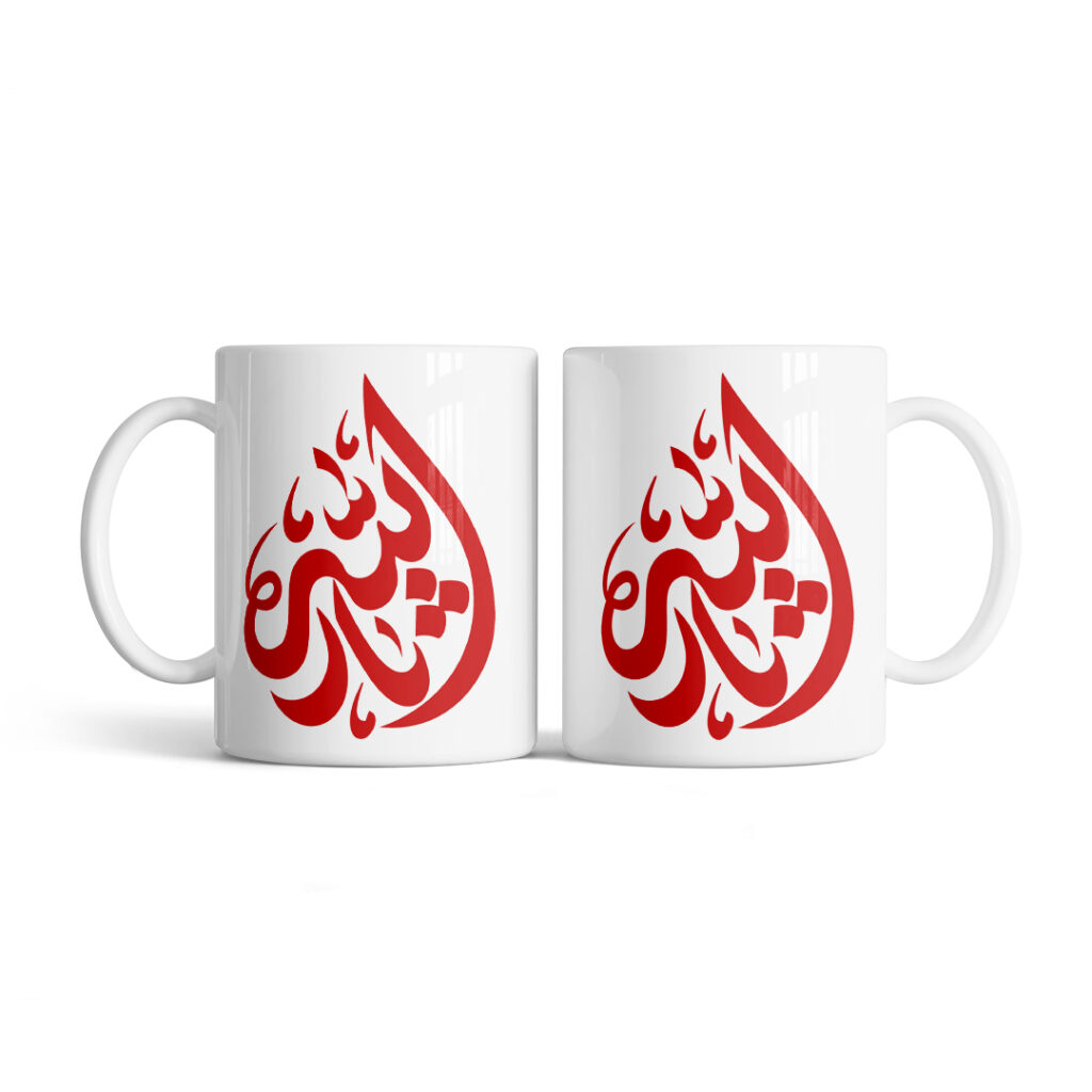 ماگ طرح نوشته ثارالله کد M160