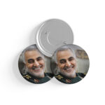 پیکسل طرح تصویر شهید قاسم سلیمانی کد P262