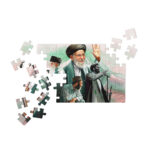 پازل چوبی طرح تصویر رهبر شهید کد PZ280