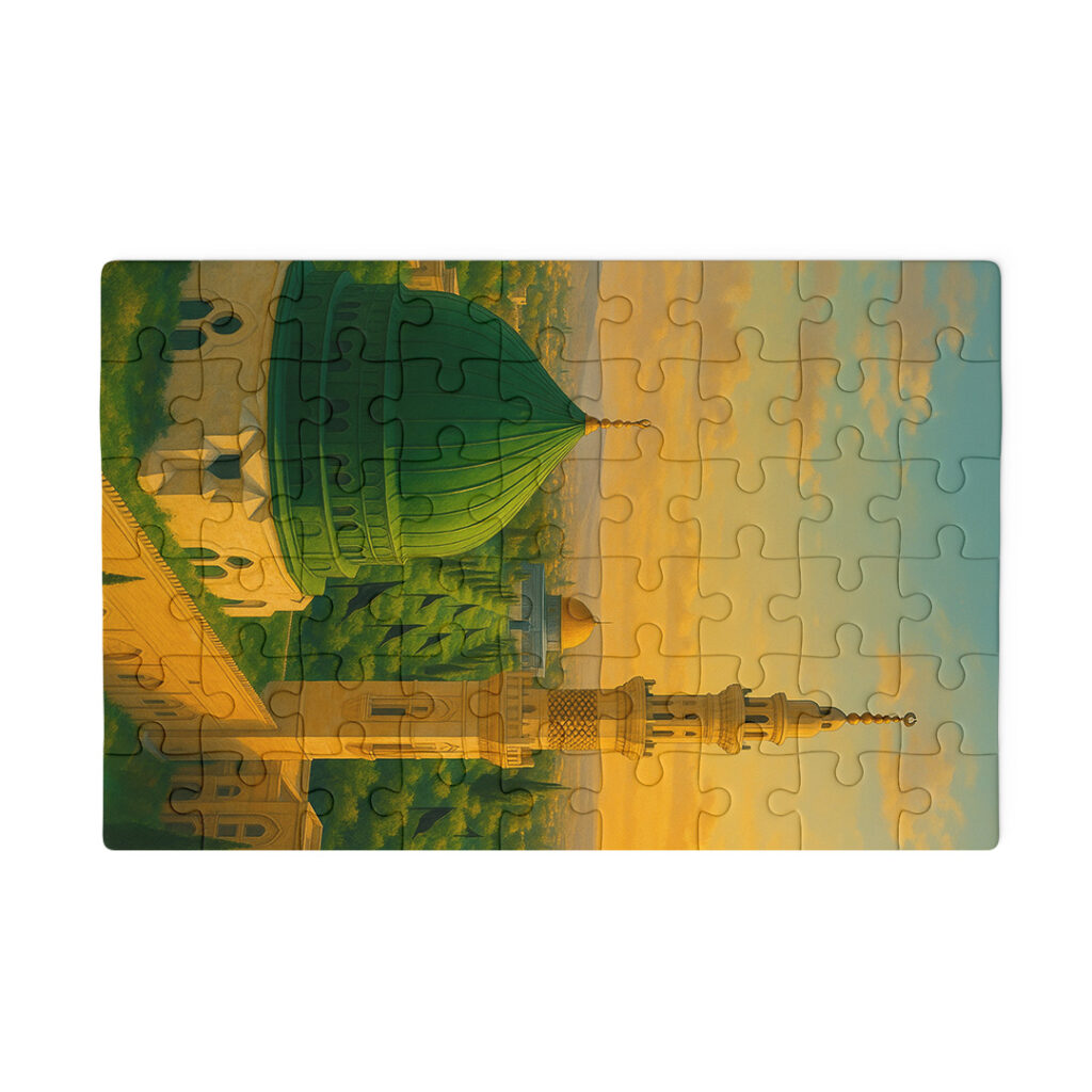 پازل چوبی تصویر مدینه کد PZ424