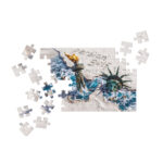 پازل چوبی طرح خلیج فارس کد PZ626