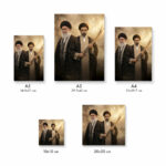 تابلو شاسی رهبر شهید و سید مجتبی خامنه‌ای کد S752