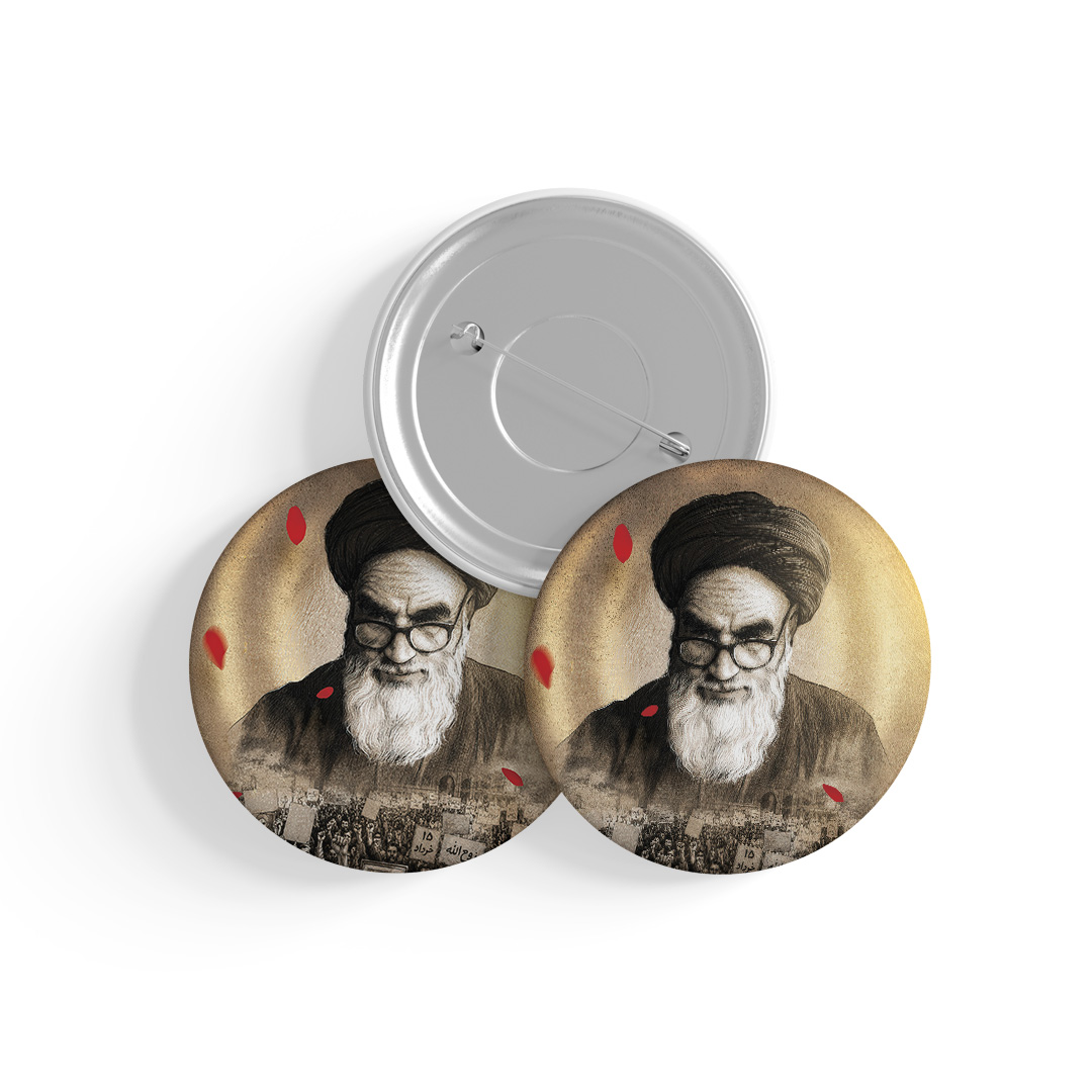 p662 پیکسل طرح رهبر انقلاب سید روحالله خمینی کد P662 - Image 1