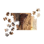 پازل چوبی طرح مشک آب کد PZ788