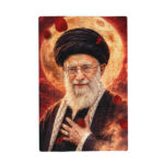 پازل چوبی طرح رهبر شهید کد PZ737