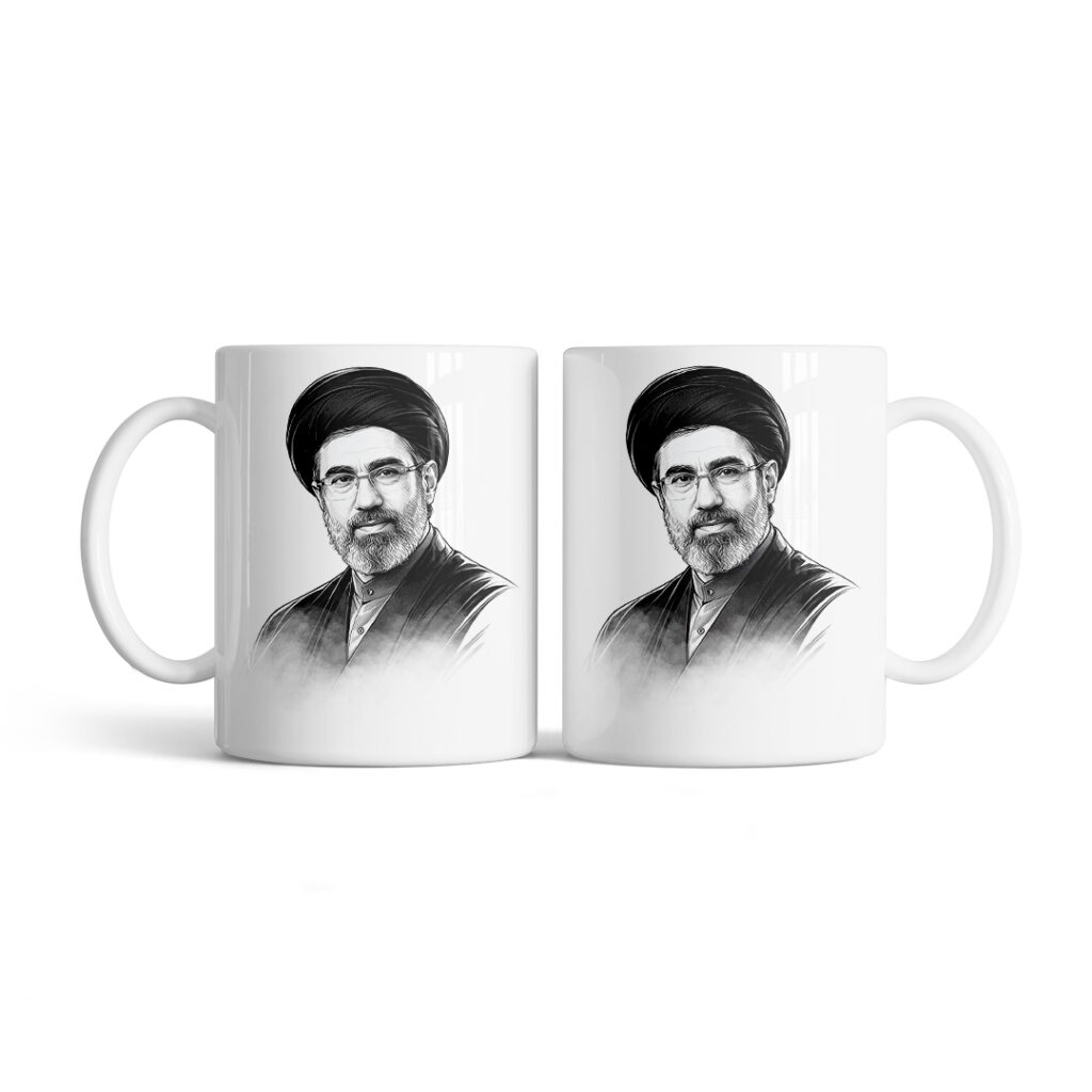 ماگ طرح تصویر رهبر سید مجتبی خامنه‌ای کد M759