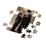 پازل چوبی رهبر شهید و شهید سردار قاسم سلیمانی کد PZ801 - Image 2