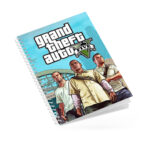 دفتر مشق طرح بازی جی تی ای GTA کد D868 - Image 2