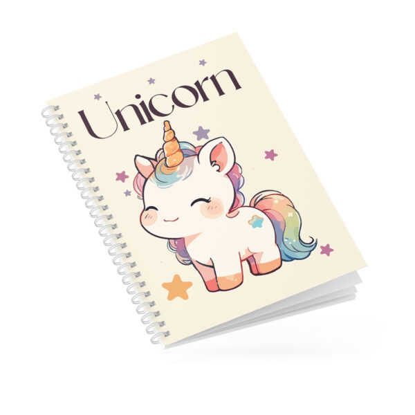 دفتر مشق تک شاخ Unicorn کیوت کد D829 - Image 2