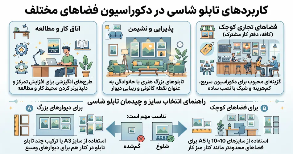 تابلو شاسی برای چه فضاهایی مناسب است؟