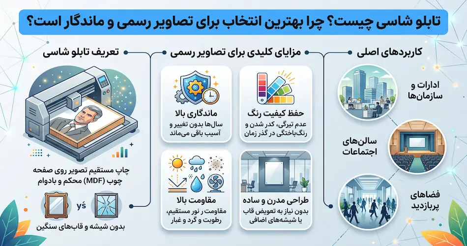 تابلو شاسی چیست و چرا برای تصویر رهبری گزینه ی مناسبی است؟