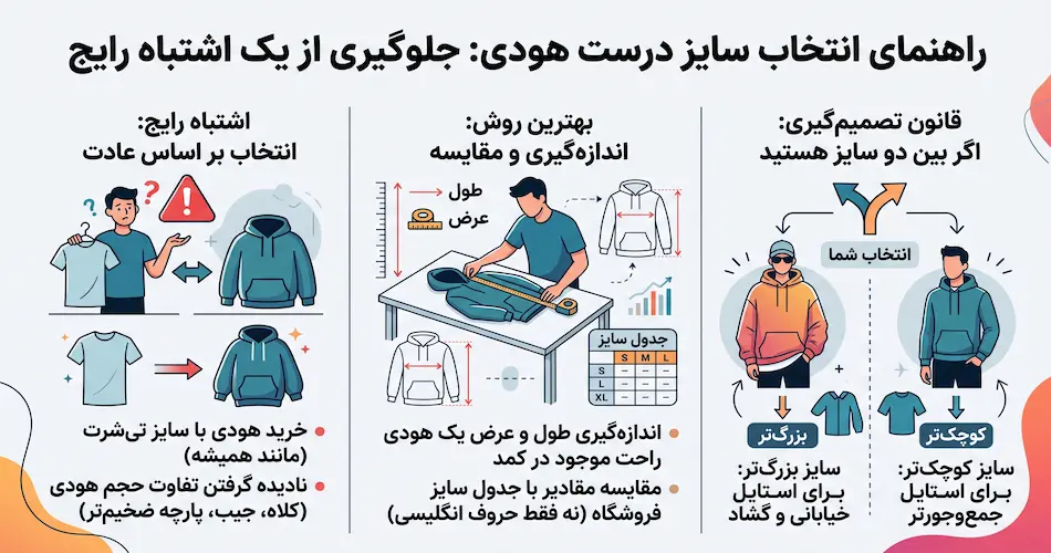راهنمای انتخاب سایز درست؛ اشتباهی که خیلی ها می کنند