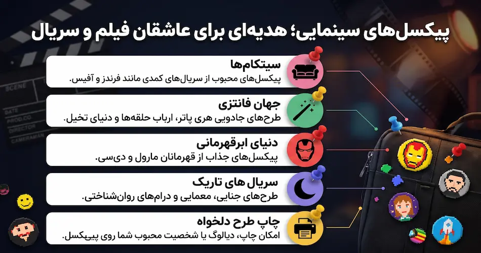 پیکسل سینمایی؛ ارزان‌ترین و جذاب‌ترین هدیه برای خوره‌های فیلم!
