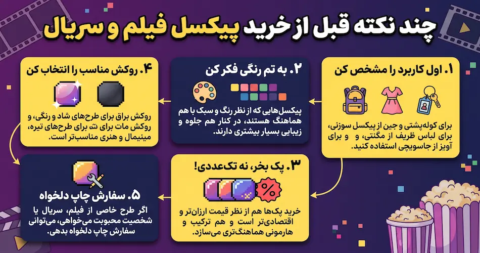 چند نکته قبل از خرید پیکسل فیلم و سریال